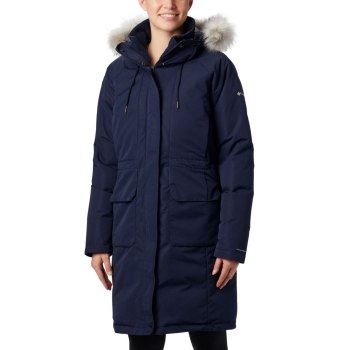 Columbia South Canyon Down Parka, Chamarras Azul Marino Para Mujer | 637248-PVX